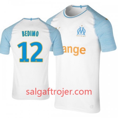 Olympique de Marseille Fodboldtrøjer Bedimo 12 Hjemmebanesæt 2018/19 Kort ærmer Olympique de Marseille Fodboldtrøjer Bedimo 12 Hjemmebanesæt 2018/19 Kort ærmer